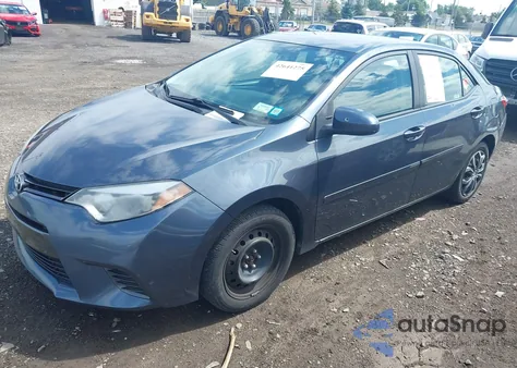 2016 Toyota Corolla Le из США, поврежденный, VIN 2T1BURHE7GC651689